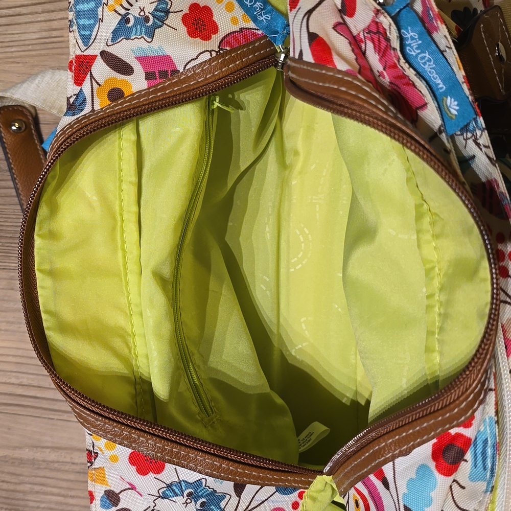 Lily Bloom Triple Section Landon Satchel - Cats - Picture 5 of 8